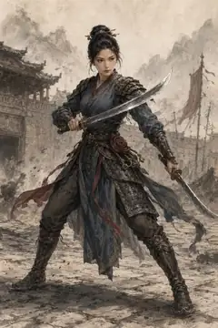 扈三娘（一丈青）画像