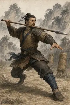 龚旺（花项虎）画像